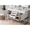 Columbia Glossy White 59" Double (Vanity Only Pricing)